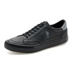 U.S. POLO ASSN. Mens Olivier Black Sneaker - 9 UK (2FD24219Z01)