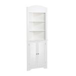 RiverRidge Ellsworth Collection Tall Corner Cabinet, White