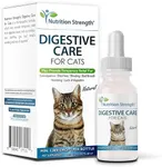 Nutrition Strength Digestive Care for Cats, Natural Constipation Relief for Cats and Kittens & Support for Diarrhea, Bloating, Bad Breath, Vomiting, Lack of Appetite, 60 Milliliters