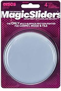 Magic Sliders 4100 Series 4PK 4" RND Sliding Disc, 1, Blue