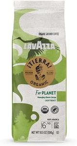 Lavazza Organic ¡Tierra! Ground Coffee Blend, Light Roast, 300 g,Premium Arabica, Organic, UTZ & Euro Leaf Organic certified; 100% sustainably grown