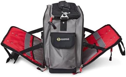 C.K Magma Malette Outils, Caisse a Outil de Technicien Max, Base Résistante à L'eau, Sac à Outils de Electricien, Boite a Outil Vide, Rangement des Outillage, Trousse Vide, Sacoche, Valise, MA2639