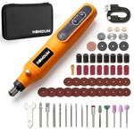 Homdum Mini Cordless Drill Machine Rotary Tool Kit 70Pcs 4.0V 2000mAh 5 Speed with LED | USB Rechargeable | Rotary Tool for Sanding, Polishing, Drilling, Etching, Engraving, Carving, DIY Crafts