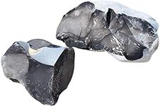 KonvoySG English Flint Stone Rock for Use with A Carbon Steel Striker (not included) for Bushcraft, survival and Camping Activities. Comes in an Emergency Tinder Jute Bag.