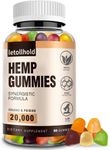 Organic Hemp Gummies Edibles Gummy Advanced Extra Strength High Potency Made with Natural Hemp Oil Low Sugar Supplements Made in USA