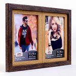 AJANTA ROYAL® Wall and Pillar Photo Frame 2-Photo : A-182 (2-5"x7")