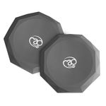 Yoga-Mad Yoga Knee Pads, Set of 2 | Anti Slip Foam Kneeling Pads | Great for Yoga, Pilates, Workouts | Comfortable, Lightweight, Supportive Shape for Knees, Elbows & Wrists