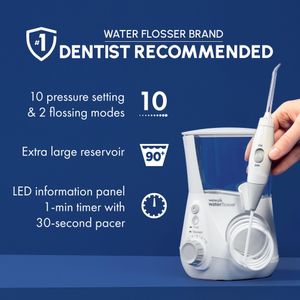 Waterpik Ultra Water Flosser – White Electric Oral Irrigator