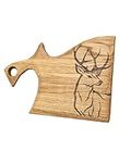 Deer Wood Wooden Cutting Board, Personalized Gift, Chopping Board for Father's Day, Birthdays, Anniversaries or Housewarmings