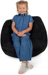 Big Joe Classic Bean Bag Chair, Bla