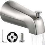 Enhon Slip On Diverter Tub Spout Compatible with Kohler GP85556, Bathroom Shower Bathtub Faucet Spout Replacement Fits 1/2'' Copper Water Tube, 5/32'' Hex Wrench Included (Brushed Nickel Color,1 Pack)