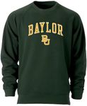 Barnesmith Baylor University Bears Adult Unisex Crewneck Sweatshirt, Spirit, Hunter-Green, Small