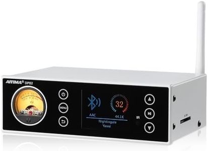 AIYIMA DP02 Mini Lecteur numérique USB Préampli Bluetooth 5.1 Lecteur Audio stéréo HiFi Streamer de Musique MP3 Préamplificateur de décodage Optique coaxial AKM4493
