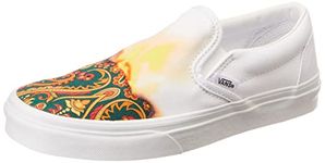 Vans Men (Big Reveal) True White/Paisley Canvas Casual Sneakers 71002927 4