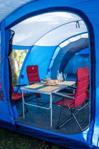 Vango Farnham 500 5-Person Tunnel Tent – TBS II, Sun Porch, River Blue