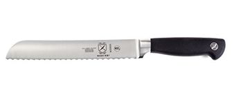 Mercer Culinary Genesis 8-Inch Stainless Steel Forged Bread Knife, Black , M20508