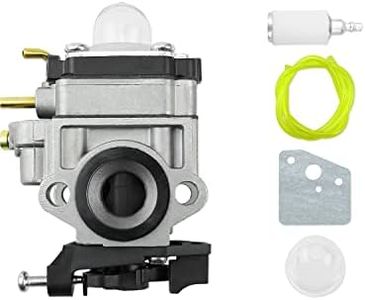 Carburetor Kits 308054121 Compatible with Ryobi RY25AXB 25cc Gas Jet Fan Blower, with Gasket Fuel Line