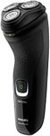 Philips Shaver 1200, Series 1000 Wet and Dry Cordless Electric Shaver with Pop-Up Trimmer and ComfortCut Blades, 8hr Full Charge, Deep Black, S1223/41