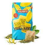 Solmaté Yerba Mate Tea Bags for Energy, Focus, Performance | Unsmoked | No PAHs | Bloating Relief | Mood Support | Yerba Mate drink for Office, On-the-Go or a Quick Cup | Product of Argentina