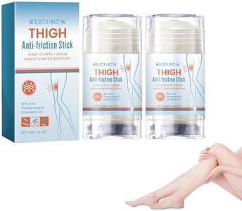 KUIRUNRX® Crème Anti Friction Cuisse, 2 pcs Stick Anti Frottement Stick Protège Cuisse, Bâton Protection De La Peau pour Toutes les Parties du Corps de Prévenir les Irritations, 40G