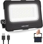 MEIKEE 60W LED Work Rechargeable Light 10000MAh Magnetic Light 180° Rotation Adjustable Folding Floodlight for Emergencies, Car Repairing Repairs, Outdoors, Job Site with USB & Type C Charger Port