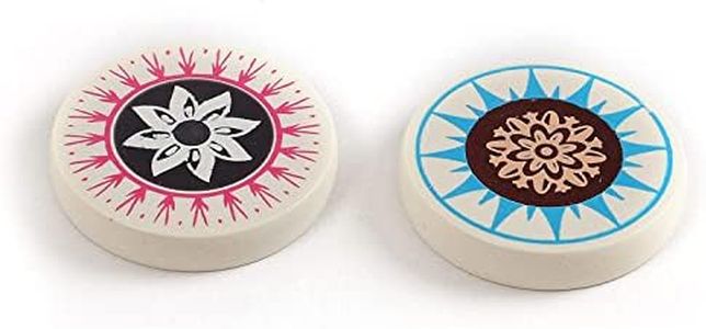 KD Willmax Board Quality Indoor Game Striker Accessories Set of 2 Used in National & International Carrom Tournament (Leader)