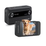 KanDao QooCam Ego-Handheld 3D VR Camera, Portable 24MP 3D Photo shooting/4K 60FPS Video Recording,Compatible with VR Headsets, AR AI Glasses & Projectors, Black Camera Only Without viewer