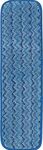 Rubbermaid Commercial Products HYGEN Microfiber Damp Room Mop Pad, 18-inch, Blue (FGQ41000BL00)