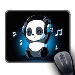 Onilu Panda Animal Music Headphone Pattern Printed Mouse pad for PC / Printed Mouse Pad – Gaming Mouse Pad for Laptop/Computer (Gifts for Men/Women/Girl/Boys) Size 8x7 Inches( Pack of 1 )