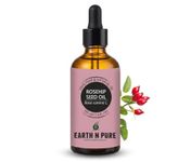 Earth N Pure Rosehip Oil for Face & Glowing Skin – 100% Pure Natural Rosehip Seed Oil for Even Skin Tone, Hydration & Radiance – Cold Pressed Face Oil – 100ml