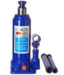 JAGGER JAG298 5 TON Hydraulic Universal Bottle Car Jack, Compatible for All Cars, Material - Alloy Steel, Color - Blue, Lifting Capacity (5 TON)