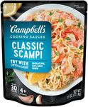 Campbell's Cooking Sauces, Classic Shrimp Scampi Sauce, 11 Oz Pouch