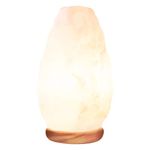 Himalayan Glow Naked White Salt Lamp, Natural Salt Lamp Night Light with (ETL Certified) Brightness Control Dimmer Switch & Himalayan Salt Lamps Bulb | 3-5 LBS