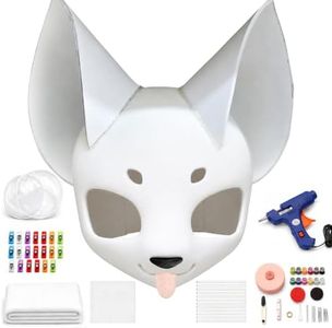 ABEMOON Fursuit Head Base Kit, 9.8 in 3D Printed Furry Mask Base