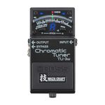 BOSS Waza Craft Chromatic Tuner Stompbox (Tu-3W), Stompbox Tuner Enhanced with Waza Innovation And Craftsmanship