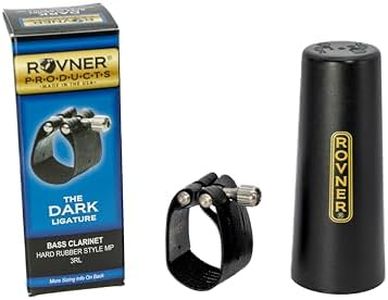 Rovner Bass Clarinet Dark Ligature with Cap Set