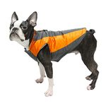 Gooby Active Trekking Dog Jacket, Small, Mandarin Orange