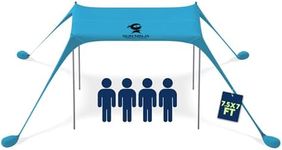 SUN NINJA Beach Tent Sun Shelter wi