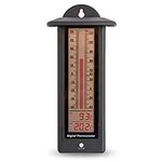 LCD Max Min Thermometer Black, Ideal For Growing Rooms, Growing Cabinets, Greenhouses