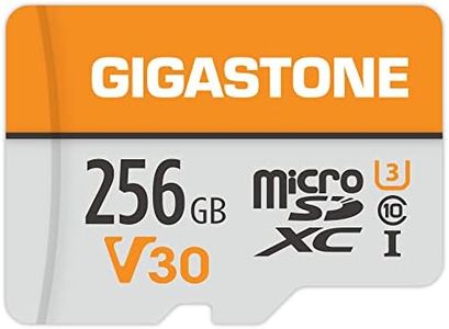 GIGASTONE 256GB Micro SD Card, 4K Video Pro, MicroSDXC Memory Card for Nintendo-Switch, Wyze, GoPro, Dash Cam, Security Camera, 4K Video Recording, UHS-I A1 U3 V30 C10, up to 100MB/s, with Adapter