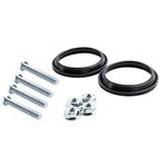 Camco 39500 RV Sewer 1.5" Waste Valve Seal Kit - Two Seals for Each Side of Waste Valve, Installation Hardware Included, Black