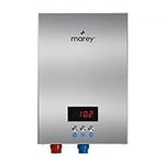 Compact ECO240 240V Electric Tankless Water Heater with Smart Technology, LCD Control Panel for Home, Office, & More - Unlimited Hot Water On Demand water heater by Marey