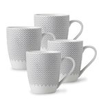 Lewis's 4 Pack Mail Box Geo-Metric Pattern Coffee Mugs/Mugs Set of 4 / Crockery Sets/Pro-Grade Porcelain