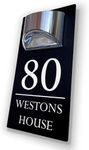 House Numbers Plaques With Solar Li