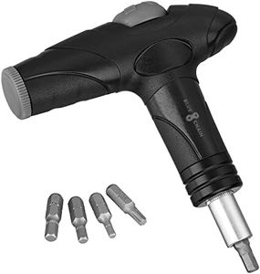 Bluechain® Chiave dinamometrica regolabile 4-6 Nm, set di chiavi dinamometriche per bicicletta, con punte da 3, 4 e 5 mm e Torx T25, chiave dinamometrica per biciclette