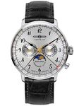Graf Zeppelin Hindenburg Swiss Quartz Moonphase Calendar Dress Watch 7036-1
