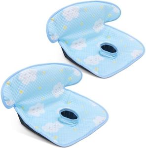 COOLBEBE Car Seat Protector for Potty Training, 2 Pack Dry Waterproof Car Seat Liner Toilet Training for Baby Toddler, Piddle Pads Cover Car Seat Pad for Strollers & Carseat (Blue,2PC)