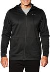 Nike Dry Men's Therma Full Zip Hoodie (Large, Black/Grey 2.0)