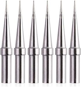 6pcs Replacement Tips Weller ET Soldering Iron Tips for WES51/50,WESD51,WE1010NA,PES51 / 50,LR21 ET Tip Series (6PCS-02)