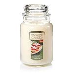 Yankee Candle Christmas Cookie Scented, Classic 22oz Large Jar Single Wick Candle, Over 110 Hours of Burn Time